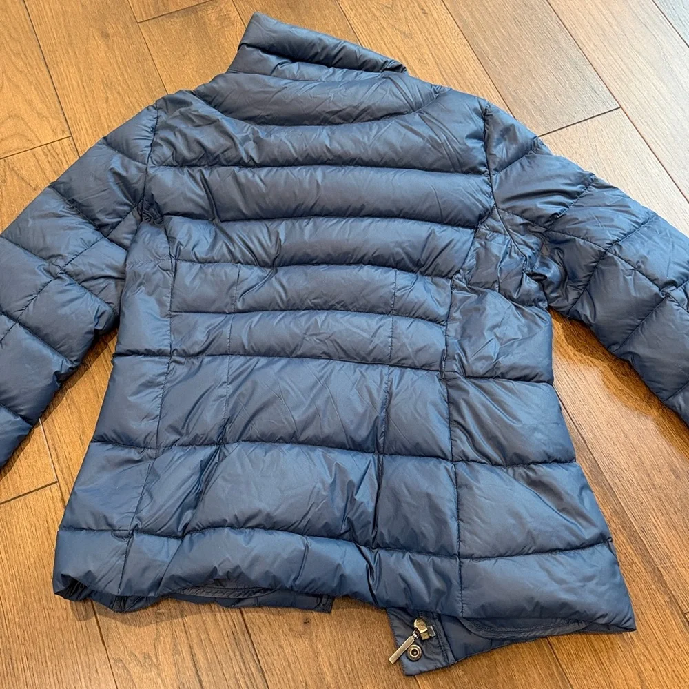 Lands End Puffer Jacket Women’s Size (6-8) Blue C5-077